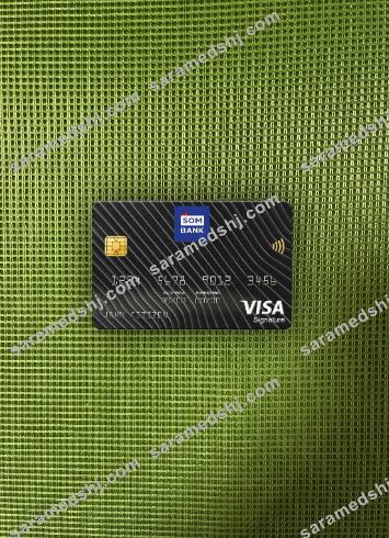 Somalia Sombank visa signature card photolook front